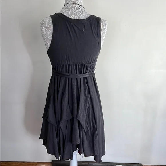 Buffalo David Bitton Gray Asymmetrical Wrap Sundress - Picture 9 of 15